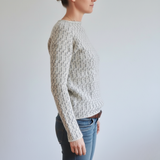Women’s Casual Knit Sweater with Boat Neck