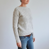 Women’s Casual Knit Sweater with Boat Neck