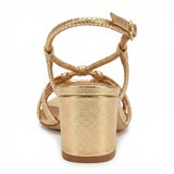 Block Heel Sandals – Braided Roman Style, Open Toe Design, Comfortable Heel