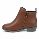 Vintage-Inspired Ankle Boots – Summer Style, Side Zipper, Easy Slip-On