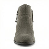 Vintage-Inspired Ankle Boots – Summer Style, Side Zipper, Easy Slip-On